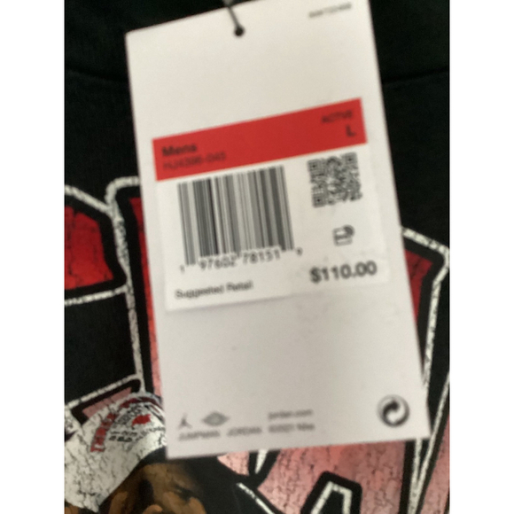 Jordan FlightFleece Hoodie Sz: Large Color: Black - Picture 4 of 12